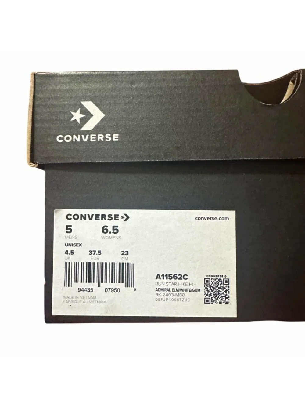 ⭐Converse Run Star Hike Platform Sz 5 Men's Shoes Flowers Green Sneakers A11562C